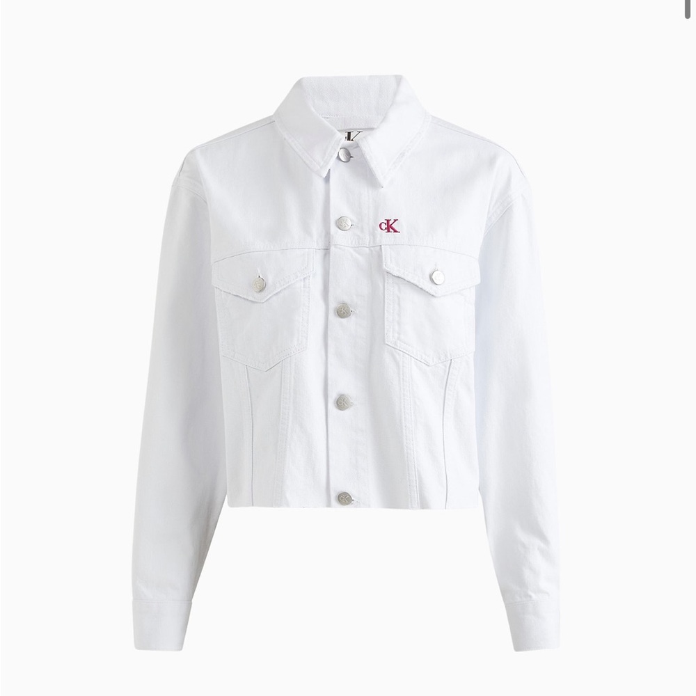 Pride Cropped Denim Jacket Calvin Klein